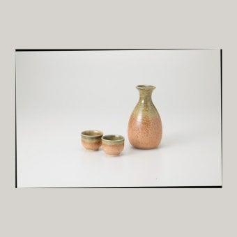 伊賀織部　酒器揃 磁器 美濃焼 やきものの里から、暮らしを贈ります。　ギフト 食器 セット テーブルウェア