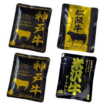 日本三大和牛 ビーフカレー詰合せ(神戸牛・松阪牛・米沢牛) (4026-25) [お中元][お歳暮] ※送料無料(北海道・沖縄・離島への配送不可)