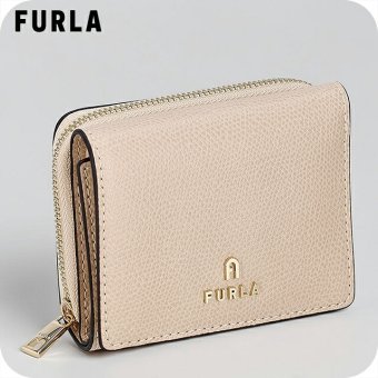 フルラ 三つ折り財布 三折財布 コンパクト レディース ブランド FURLA China WP00593-ARE000 B4L00 ライトベージュ/クリーム