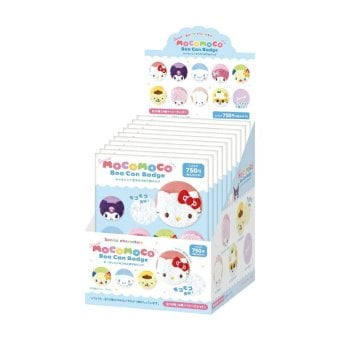 サンリオ シークレットモコモコボア缶バッジ 全10種 コンプリートBOX Sanrio 送料込み