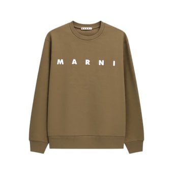 マルニ MARNI トレーナー スウェット マルニキッズ ms340u-m01612-m00v0-0m721-12y キッズ 0M721 ブラウン