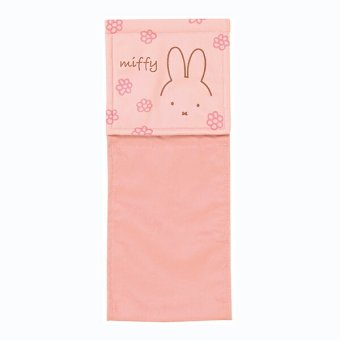 ミッフィー miffy ペーパーホルダーカバー ラインフラワー ピンク トイレ用品