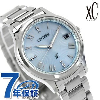 シチズン クロスシー hikari collection エコ・ドライブ 腕時計 ブランド レディース ソーラー CITIZEN xC EO1240-58L アナログ ブルー 日本製