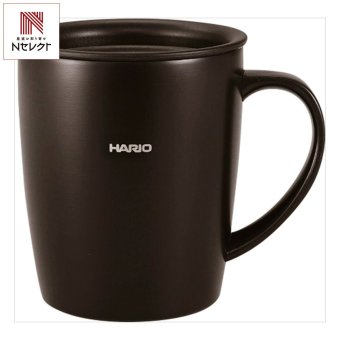 ハリオ フタ付き保温マグ 300mL グレー マグカップ 真空断熱 二重構造 保温保冷 カップ【北海道・沖縄県・離島 配送不可】
