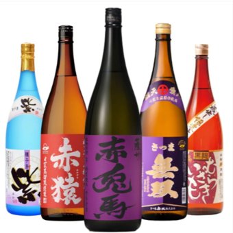 敬老の日【送料無料】【厳選紫芋焼酎 5種セット 1800ml】  送料無料（北海道・沖縄除く）  ラッピング 熨斗