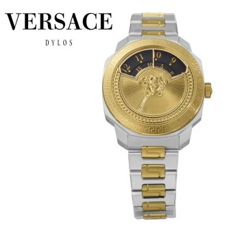 ヴェルサーチェ 腕時計 メンズ レディース シルバー ゴールド ブラック 38mm VERSACE DYLOS ディロス スイス製 ユニセックス メンズ腕時計 高級 ブランド おしゃれ プレゼント ギフト 成人 卒業 入学