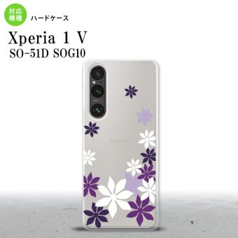 Xperia 1V Xperia 1V スマホケース 背面ケース ハードケース ティアレ A 紫 2023年 6月発売 nk-xp15-1078
