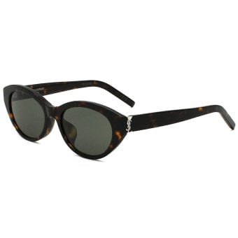 サンローラン SAINT LAURENT サングラス アジアンフィット UVカット アイウェア キャットアイ SL M148/F 002 メンズ レディース ユニセックス ハバナ+グレー 国内正規品