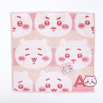 ちいかわ イニシャル タオルハンカチ(A)