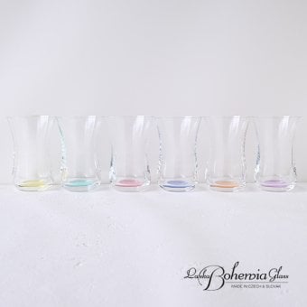 ラスカボヘミア ハミングバード フリーグラス 6P LCD25259/6P ボヘミア グラス チェコ ボヘミアンガラス クリスタルグラス ブランド 冷酒グラス 6個セット パーティー お祝い プレゼント ギフト
