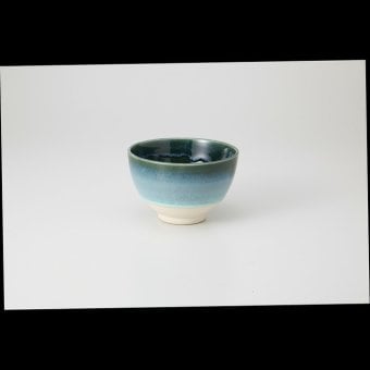 風の光丸型抹茶碗（緑翠） 陶器 美濃焼 やきものの里から、暮らしを贈ります。　ギフト 食器 セット テーブルウェア
