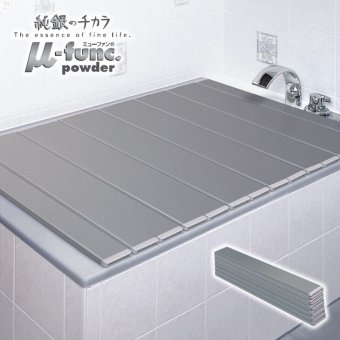 銀イオン風呂蓋 70×139cm 折りたたみ 風呂ふた 風呂 蓋 フタ ふた 抗菌 防臭 防カビ 銀イオン ミューファン・パウダー 日本製　送料無料