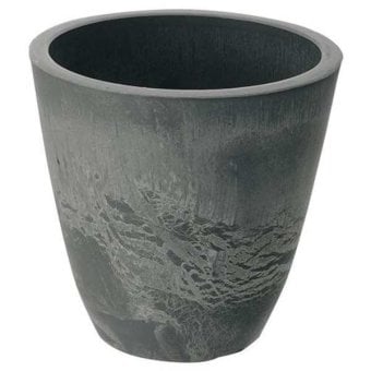 リッチェル ボタニー プレーンポット 12型 ダークグレー 20個入 植木鉢 プラスチック おしゃれ 陶器風 観葉植物 多肉植物 サボテン 室内 インテリア 軽い 割れにくい 軽量 鉢カバー