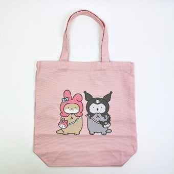 サンリオ マイメロディ＆クロミ × なんでもいきもの トートバッグ ライトピンク Sanrio 送料込み