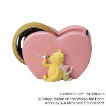 テープディスペンサー くまのプーさん Classic Pooh ディズニー 文房具 雑貨 デスク用品 インテリア雑貨 置物 かわいい ギフト プレゼント セトクラフト