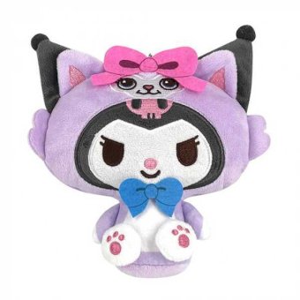 クロミ パスケース リール付き 定期入れ ぬいぐるみ かぶりもの サンリオ SWIMMER コラボ 小銭入れ 小物入れ キャラクター グッズ かわいい おしゃれ 通学 通勤 サンリオ正規ライセンス品