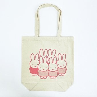 ミッフィー miffy トートバッグ シュウゴウ ナチュラル カラフルシリーズ