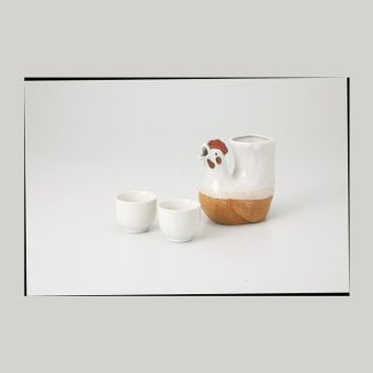 にわとり　酒器揃 陶器 美濃焼 やきものの里から、暮らしを贈ります。　ギフト 食器 セット テーブルウェア