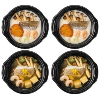 [京都]真白 小霜シェフ監修 柚子香る焼きあごだしと豆乳チーズの小鍋二種セット (MA_Y2T2) [お中元][お歳暮] ※送料無料(北海道・沖縄・離島への配送不可)