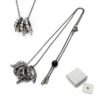 SWAROVSKI スワロフスキー ネックレス 5735225 Sublima アクセサリー ルテニウム