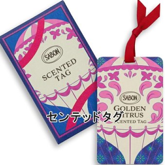 SABON(サボン) 【数量限定】センテッドタグ ゴールデン・シトラス (縦110mm×横65mm) 2026年10月22日より順次発送