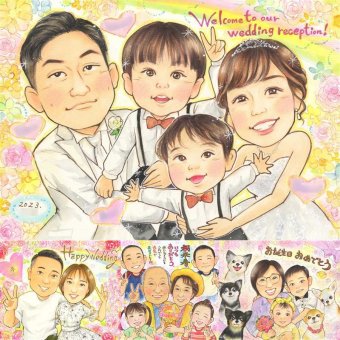 結婚記念日のプレゼントに、写真を超えて、気持ちまで伝わる一枚に。 似顔絵 結婚式 ギフト 贈り物 プレゼント 手描き 名入れ 結婚記念日 ウェルカムボード 記念 挙式 お祝い カップル 友達 友人 同僚 家族 下書き確認 修正無料 名入れ 親孝行 似てる 宝物 かわいい 結婚式 一生もの ウェディング 宝物 感謝 バレンタインデー サプライズ ホワイトデー オリジナル ブライダルギフト 百寿祝い
