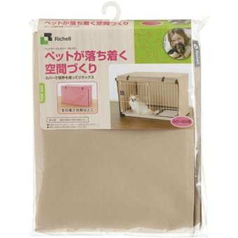 リッチェル ペットサークルカバー 90-60 ブラウン 犬用 猫用 サークル用カバー ペットゲージカバー 防寒 寒さ対策 エアコン対策 抜け毛防止 洗える ケージカバー ペット用品