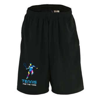 テニス ハーフパンツ ドライ メンズ ウェア レディース ジュニア 練習着 短パン 速乾 スポーツ 名入れ おしゃれ 半スボン 文字入れ無料 「ポリゴンシルエットのテニス」 アートワークスコウベ 【送料無料】