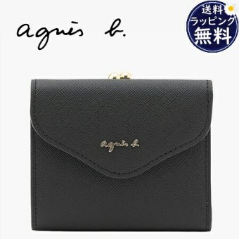 【無料ラッピング】 アニエスベー agnes b 財布 カードケース ミニ財布 レザー 三つ折りがま口 ミニ ウォレット ava ブラックブランド 正規品 新品 ギフト プレゼント 人気 おすすめ 誕生日 記念日 クリスマス 送料無料 abb522294