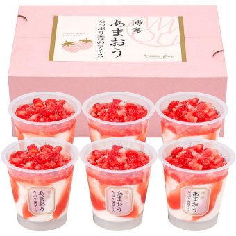 博多あまおう たっぷり苺のアイス (AH-TP6Q) [お中元][お歳暮] ※送料無料(北海道・沖縄・離島への配送不可)