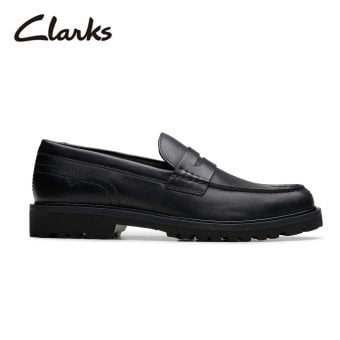 クラークス メンズ ローファー 本革 ブラック レザー 軽量 クラシック ベーシック EXTRALIGHT ペニーローファーClarks Berwick Lo 26183727