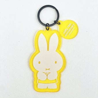 ミッフィー miffy 70th マット染色キーホルダー 1963年 70周年ヒストリー