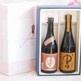 プレミアム焼酎 夢のひとときギフトボックス 本格芋焼酎 夢のひととき23°(大分県)720ml麦焼酎中々25°(宮崎県)720ml