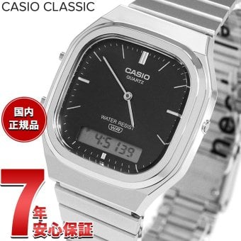 カシオ クラシック CASIO CLASSIC アナデジ 限定モデル 腕時計 AQ-240E-1AJF ブラック【2026 新作】