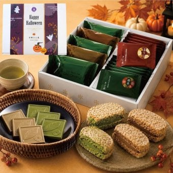 【早割10％OFF 10/10まで】ハロウィン チョコレートとダックワーズ詰め合わせ (計25個) ダックワーズ 抹茶チョコレート 洋菓子 焼き菓子 贈り物 おしゃれ 人気 スイーツ プレゼント お菓子 誕生日 京都 手土産 お返し 洋菓子ギフト 食べ物 抹茶スイーツ 送料無料 ハロウィン2026 (送料込み)