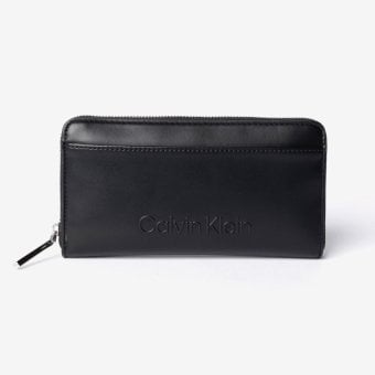 カルバンクライン Calvin Klein EMBOSSED LOGO LARGE ZIP AROUND エンボスロゴ ラージ ジップウォレット K60K612952 長財布 レディース 財布
