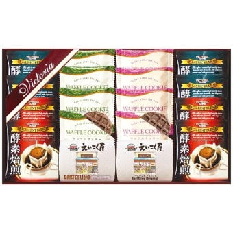 ビクトリアコーヒー ドリップコーヒー＆紅茶・ワッフルクッキーセット VEM-30 VEM-30 内祝い お祝 出産内祝い
