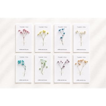 THANK YOU MESSAGE CARD『Bloom Again』【botanical paper collection】メッセージカード