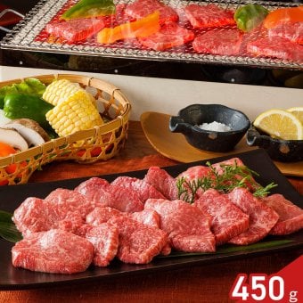宮崎牛 モモ肉 焼肉用 ギフト 450g入 牛肉 冷凍 牛モモ肉 スライス もも肉 国産