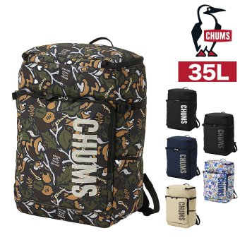 チャムス リュック 35L B4 A4 PC収納 CHUMS リサイクルボックスデイパック CH60-4212 メンズ レディース 送料無料 誕生日プレゼント ギフト ラッピング無料 【正規代理店】