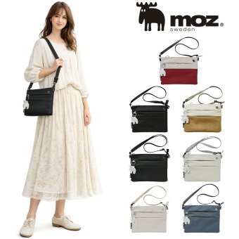 moz サコッシュ ショルダーバッグ ショルダー 斜め掛け 斜め掛けバッグ コンパクト 防水 普段使い 使いやすい レディース ギフト プレゼント ブラック zzrk07