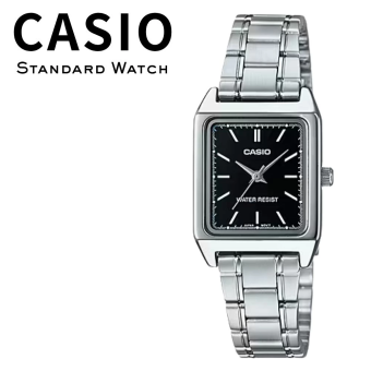 カシオ CASIO 腕時計 レディース 収納ケース付き チープカシオ チプカシ スクエア シルバー ブラック シンプル 日常使い プレゼント ギフト 時計 女性用 彼女 母 妻 誕生日 就職祝い 入学祝い 日本未発売 海外モデル 成人 卒業 入学