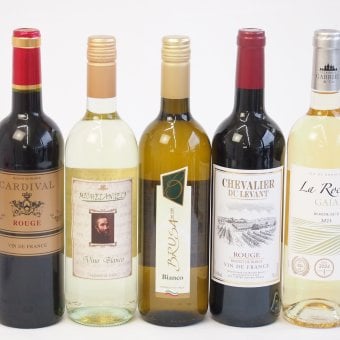 金賞受賞酒の入ったセレクションワイン5本セット（赤2本、白3本） 750ml×5本