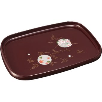 紀州塗 紀州塗 円華 １３寸 信貴長手盆 [26-0216-098] ２２０４０９６ プレミアムギフト 贈り物 お祝い ユリア樹脂 日本製 内祝い 出産内祝い 結婚内祝い 快気祝い 新築祝い お返し 贈り物 プレゼント ギフト