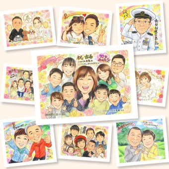 古希のギフトに、より気持ちが伝わる贈り物に。下書き確認ができるので、安心して贈れます。 ギフト 似顔絵 古希祝い 手描き プレゼント 贈り物 名入れ 古希 長寿 傘寿 記念 大人数 おじいちゃん 祖父母 おばあちゃん 修正無料 下書き確認 名入れ 親孝行 実績多数 サプライズ 一生もの 古希 70歳 長寿祝い 一生もの 百寿祝い 感謝 快気祝い 初任給 卒寿祝い 贈答品 オリジナル