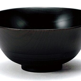 「伝」ＴＳＵＴＡＥ　飯椀　黒