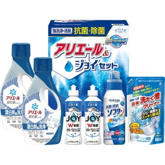 ギフト工房 抗菌除菌・アリエール＆ジョイセット [26-0490-106] ＳＡＪー４０Ｘ プレミアムギフト 贈り物 お祝い 日本製 内祝い 出産内祝い 結婚内祝い 快気祝い 新築祝い お返し 贈り物 プレゼント ギフト