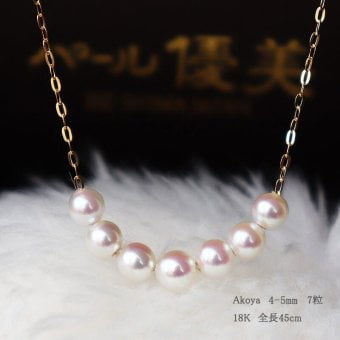 真珠 ネックレス あこや真珠 akoya K18 ベビーパール pearl 4-5mm/6-7mm 母の日 プレゼント 結婚式 ワンピース あこや アコヤ真珠 本真珠 あこやパール パール Y字 シンプル かわいい 令和