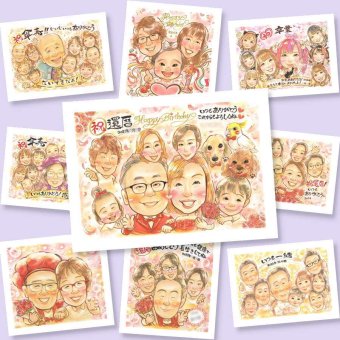 還暦の記念に、特別なお祝いに、特別な笑顔を贈れます。相談しながら作れる、あたたかな似顔絵ギフトです。 プレゼント 還暦 似顔絵 ギフト 贈り物 名入れ 手描き 還暦 記念 誕生日 お祝い 大人数 祖母 おじいちゃん 祖父 おばあちゃん 修正無料 名入れ 下書き確認 かわいい 親孝行 喜ばれる そっくり 一生もの 長寿 還暦 傘寿 披露宴 節目 古希祝い 初任給 感動 クリスマス 白寿祝い 同窓会