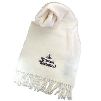 ヴィヴィアンウエストウッド マフラー Vivienne Westwood 81030007 W00Q7 A401 ホワイト レディース メンズ マフラー